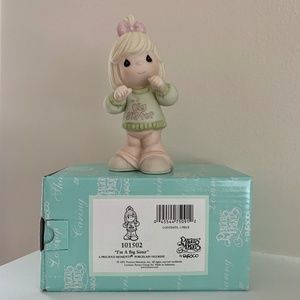 I'm A Big Sister, Bisque Porcelain Figurine